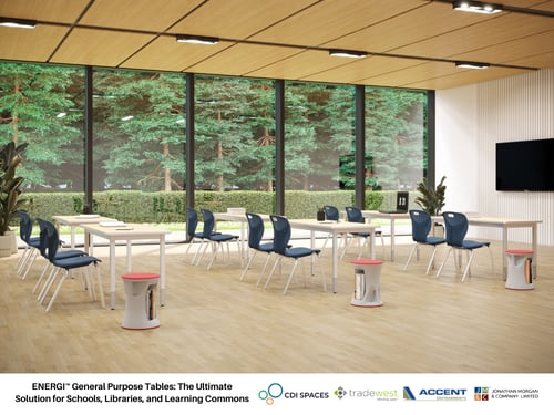 ENERGI™ General Purpose Tables: The Ultimate Solution for Schools, Libraries, and Learning Commons