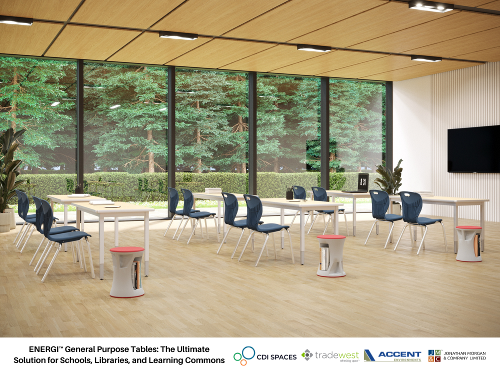 ENERGI™ General Purpose Tables: The Ultimate Solution for Schools, Libraries, and Learning Commons